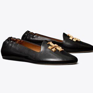 Tory Burch Eleanor Loafer, Black Leather size 8